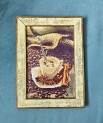 Obraz wyszywany ręcznie karolikami