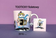 Muminki KUBEK Moomin Arabia Finland - TOOTICKY - naklejka i zawieszka