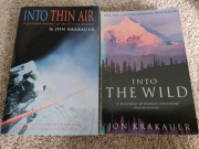 JON KRAKAUER INTO THE WILD + INTO THIN AIR KSIĄŻKI PO ANGIELSKU W ORYGINALE