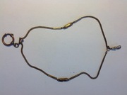 Dewizka delikatna do zegarka kieszonkowego dł. 27 cm