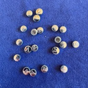 Komplet 20 sztuk koronek do zegarków Vulcain Vintage