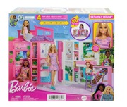 Barbie Przytulny domek + Lalka Zestaw HRJ77