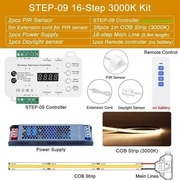 Oświetlenie schodów LED - kompletny zestaw.