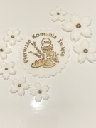 Hostia, opłatek, dekoracja na tort komunia