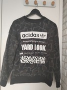 Bluza Adidas S  moro aplikacje bawełna super