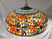 Witrażowa lampa wiszaca Dogwood Done 57 cm