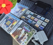 Zestaw konsola Nintendo 2DS z 21 grami i ładowarką