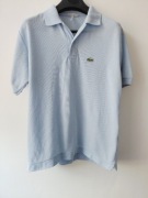 Koszulka polo męska niebieska roz.M Lacoste wymiary opis