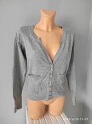 Szary sweterek kardigan 