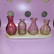 Zestaw małych wazonów, 4 wazony 