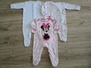 3 x Pajacyk niemowlęcy George/Disney rozm. 62/68 - 3/6 m-cy