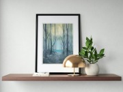 Obraz akwarelowy - Stumilowy las - Wiklińska 