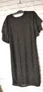 Sukienka  czarno-srebrna  38/M/10