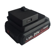 Adapter ładowarka USB QC 3.0 do Ferm AX Power 20V halogen Action 