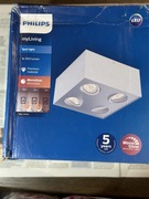 Poczwórne oświetlenie punktowe Box 50494/31/P0 PHILIPS