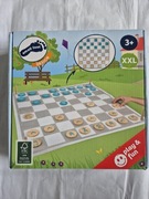 Gra planszowa warcaby XXL