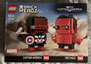 lego brickheadz 40668 - kapitan Ameryka i czerwony hulk
