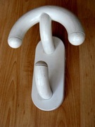 Wieszak haczyk ścienny na ubrania tworzywo włoski vintage 70-te