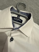 Koszula biała Jankes r. 146 krótki rękaw KOMERS