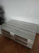 Stół z palet i RTV mebel pod telewizor z palet 