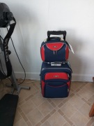 Walizka kabinowa z kuferkiem z codury podróżna