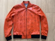 Skórzana kurtka sygnowana ekskluzywną marką HERMES unikat roz. 50