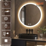 Lustro okrągłe 80 led 