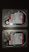 Dwa dyski WD RED PLUS 6 TB  przebieg 7 tys godzin