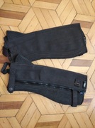 Czapsy zamszowe czarne York nowe 