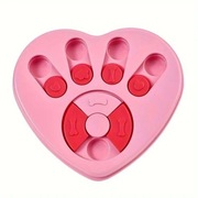Miska edukacyjna w kształcie serca do spowolnienia karmienia dla psa