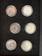 6 monet austrowęgry  srebro próba 835 certyfikat 