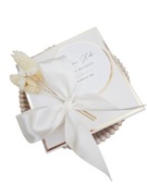 Exploding box ślub ślubny wesele beżowy beż kremowy 