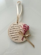 Drewniana zawieszka, tabliczka na Dzień Babci i Dziadka