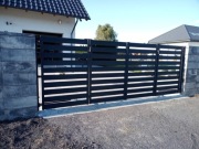 Brama harmonijkowa łamana automatyczna