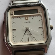 Stary zegarek Timex Dual time vintage do serwisu