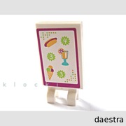 LEGO 30350pb023 PŁYTKA 2 x 3 z 2 klipsami menu - hot dog lody napój z 41008