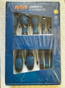 Zestaw wkrętaków 10 szt NITEO Tools CrV – śrubokręty SL PH PZ magnetyczne