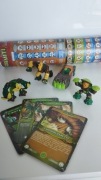 Gormiti Figurki 3 + auto mapa karty Giochi Preziosi Ludzie Lasu