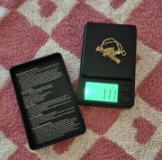 Kieszonkowa Waga Jubilerska 500/0.01g 2x AAA 