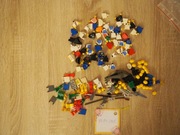 Lego elementy figurek town castle pirates i inne elementy