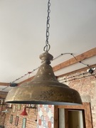 Lampa wisząca miedziana
