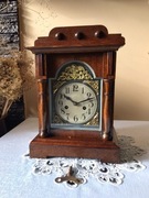 Zegar Badische Uhrenfabrik Furtwangen AG ok.1905 - 25 Arts&Crafts dąb loft