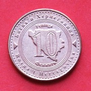 10 Fennigów   2004  r -    Bośnia i Herzegowina  Stan !!!