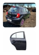 Drzwi Nissan Micra K13 IGŁA prawe lewe kompletne B20 Bluish Black 2013-2016