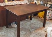 Stół duży drewniany brazowy do kuchni lub pokoju 