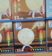Lunar Humidifier 13cm FT-1307 (Nawilżacz powietrza Księżyc / Lampka 3D)