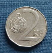 Moneta CZESKA REPUBLIKA 2 KORONY 1994
