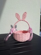 Koszyczek zajączek, Koszyczek wiklinowy z uszami zajączka 