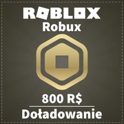 800 ROBUX | DOŁADOWANIE NA KONTO | ROBLOX