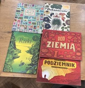 Komplet 4 książek + kolorowanka podziemnik gratis
